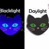 Blacklight Cat Nipple Pasties